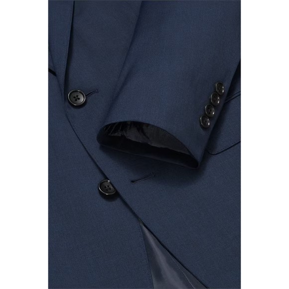 Bonobos Jetsetter Wool Blazer Suit Jacket LIGHT NAVY Men Sz 39R Slim Fit NEW - Picture 10 of 11